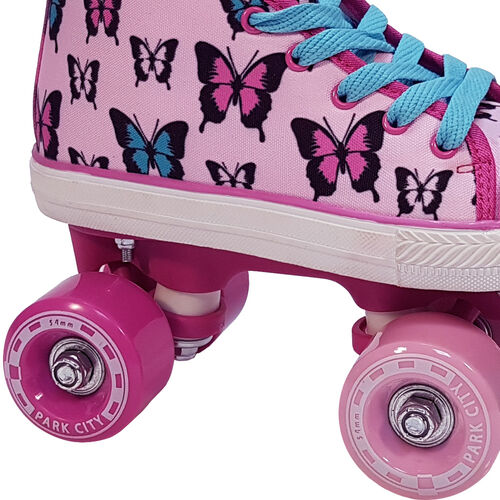 PARK CITY PATIN QUAD CANVAS BUTTERFLY T/34-35