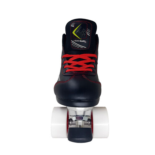 KRF HCK-350 PRO ROLLER QUAD SKATE BLACK/RED 43