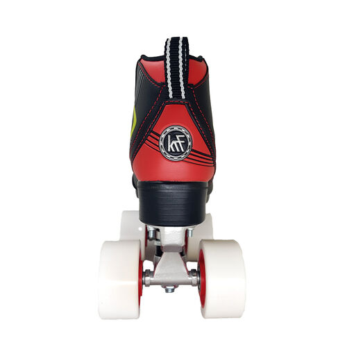 KRF HCK-350 PRO ROLLER QUAD SKATE BLACK/RED 43