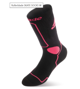 CALCETIN SKATE W NEGRO/ROSADO