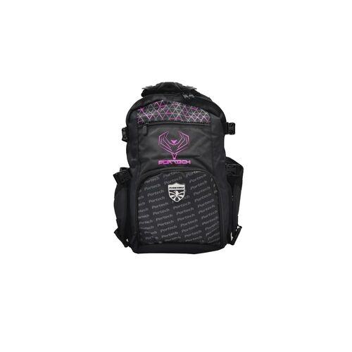 MOCHILA PORTECH FLYING EAGLE NEGRO-ROSA
