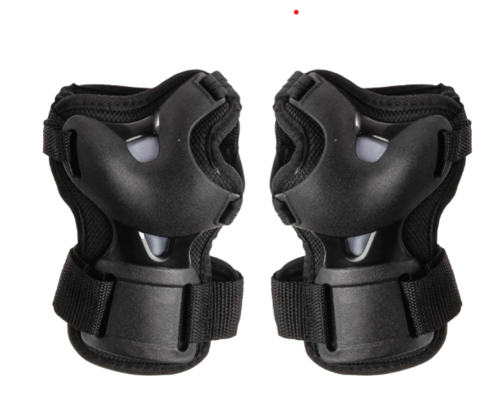 MUÑEQUERAS SKATE GEAR NEGRO L