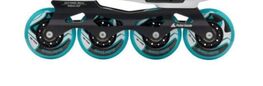 ROLLERBLADE GUIAS LIGHTNING AQUA 243MM 9.6 CON RUEDAS