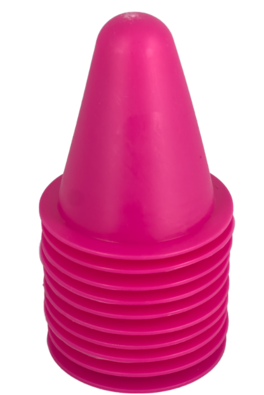 Juego Conos 8cm pink