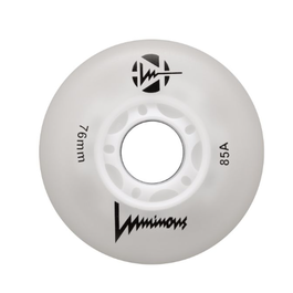 RUEDAS LUMINOUS 76MM 85A PACK 4 BLANCO