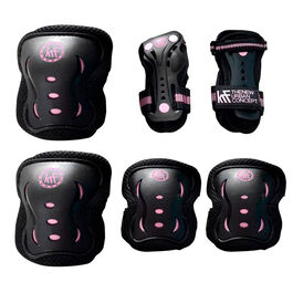 KRF PROTECCIONES JR SET BLACK -