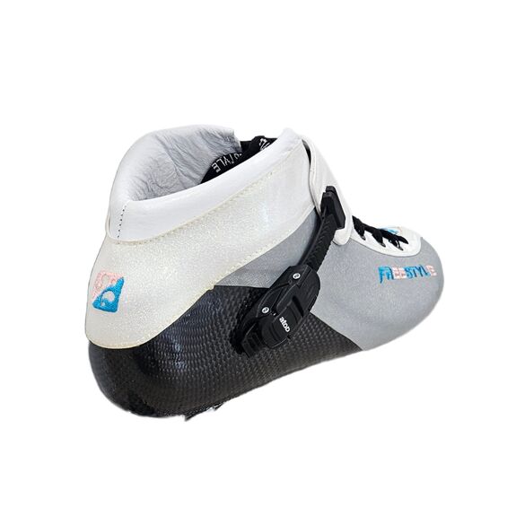 Patines de velocidadFreestyle BLACKZONE Blanco/Azul