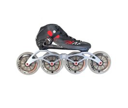 Patines de velocidadFreestyle BLACKZONE Negro/Rojo