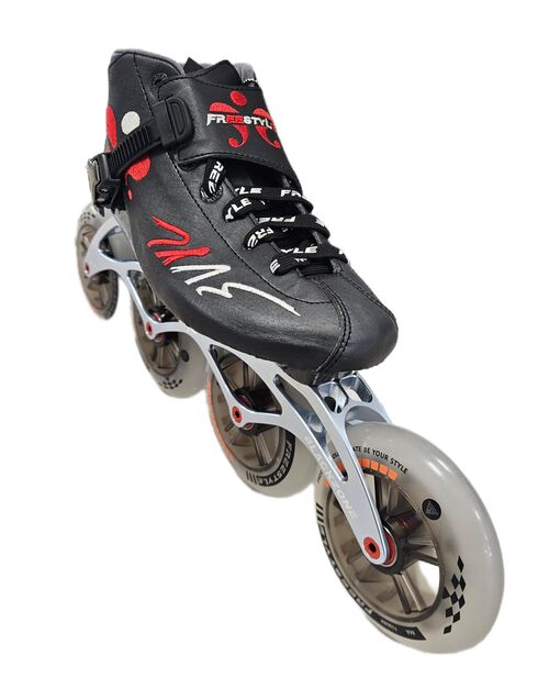 Patines de velocidadFreestyle BLACKZONE Negro/Rojo