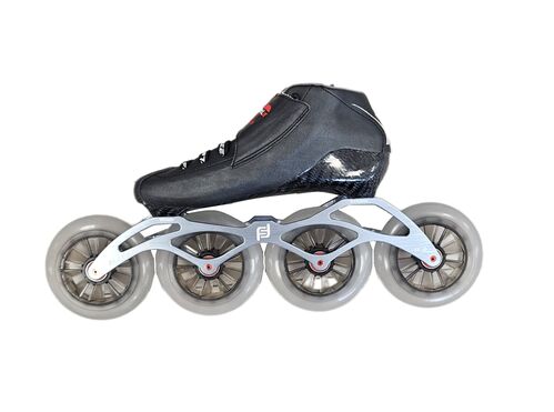 Patines de velocidadFreestyle BLACKZONE Negro/Rojo