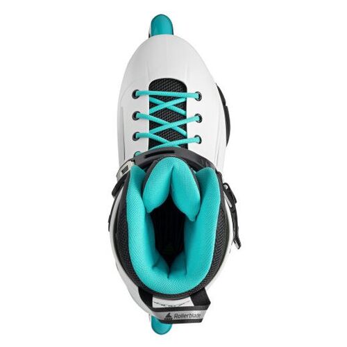 PATINES LIGHTNING W WHITE/AQUA 40.5
