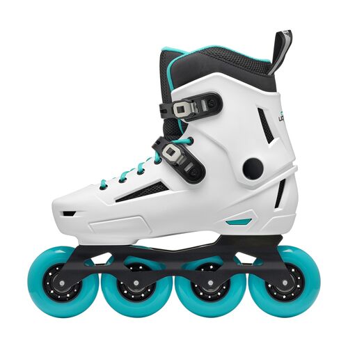 PATINES LIGHTNING W WHITE/AQUA 40.5