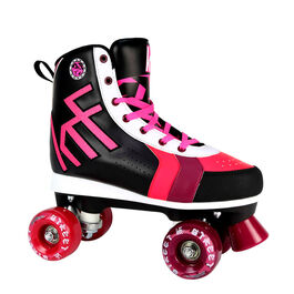 KRF PATIN QUAD STREET NEGRO/ROSA