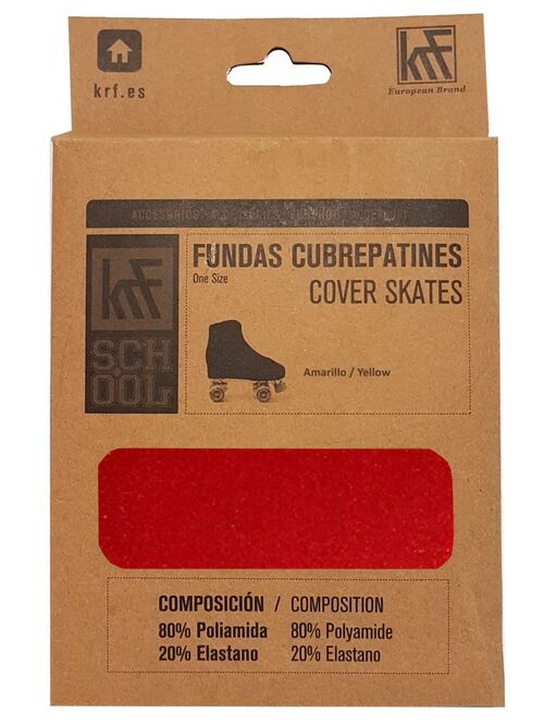 KRF Funda Cubre Patines ROJO