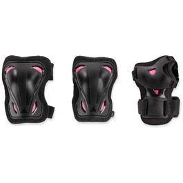 PROTECCIONES SKATE GEAR W 3 PACK NEGRO/FRAMBU