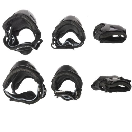 PROTECCIONES SKATE GEAR 3 PACK NEGRO S