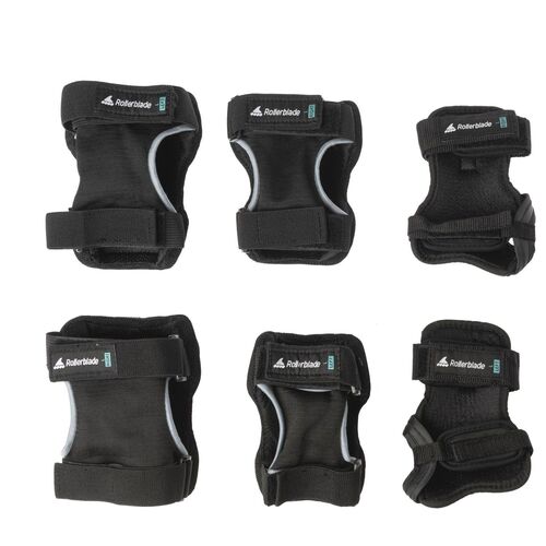 PROTECCIONES SKATE GEAR 3 PACK NEGRO S